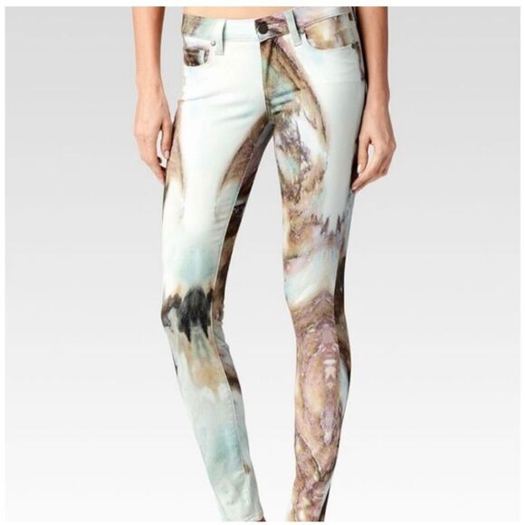 NWOT PAIGE Jeans Verdugo Ultra Skinny Green Gemstone Size 26 - Picture 12 of 12